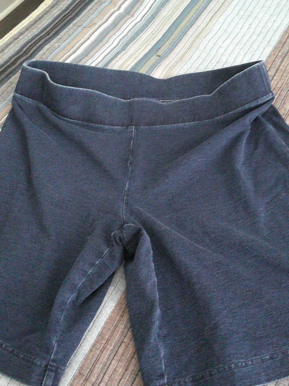 J. Jill  Pure Jill  Indigo Knit Denim  Shorts  Size Medium